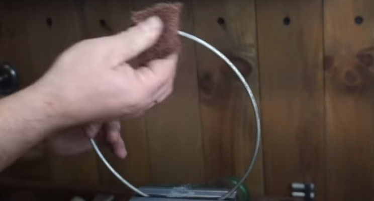 diy pressure gauge restore metal rim