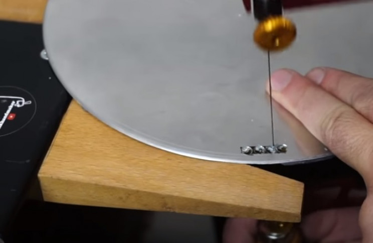 diy pressure gauge restore new plate holes