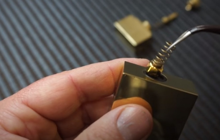 diy pressure gauge restore internal brass