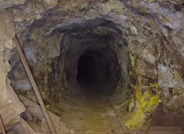 Explorer Travels 600-Feet Down Into an Abandoned Mine