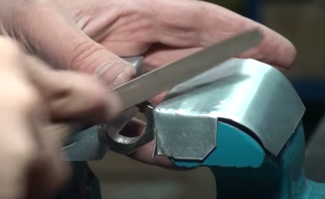 diy nut ring file edges