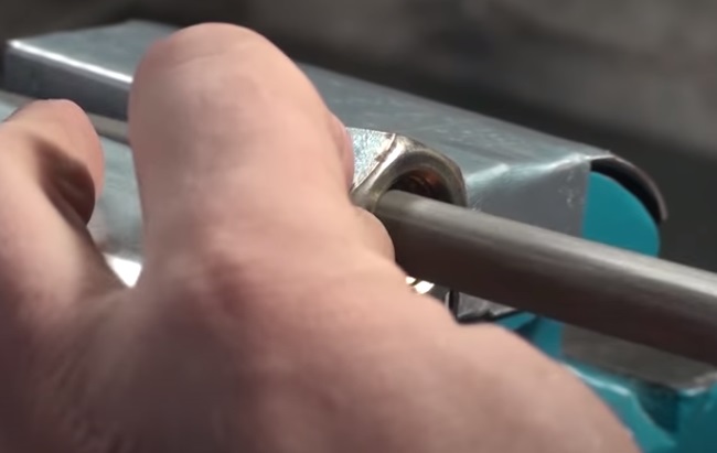 diy nut ring remove thread