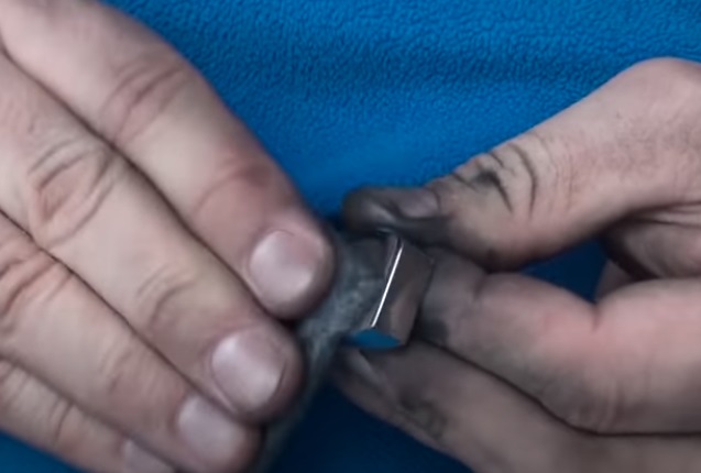 diy ring nut shiny