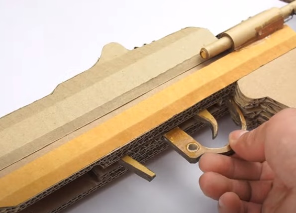 diy cardboard gun trigger guard