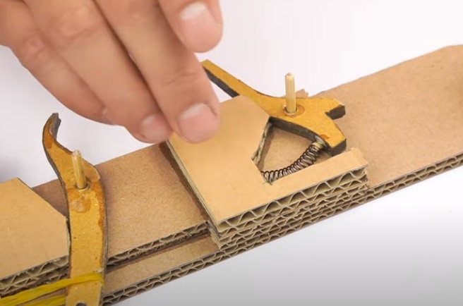 diy cardboard gun spring