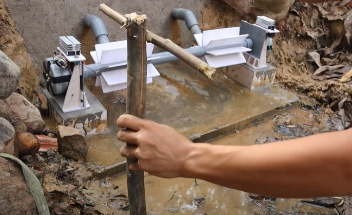 mini hydro project pylons
