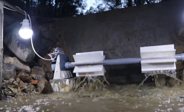 mini hydro project complete