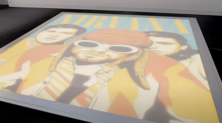 diy led light panel art turn on