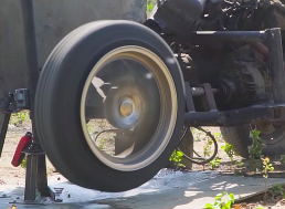 Watch What Happens When You Push a Tire Beyond the Speed of Sound