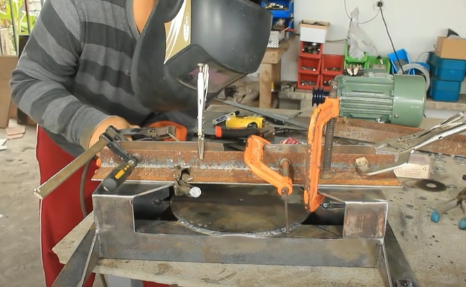 miter table saw combo weld l-shaped steel
