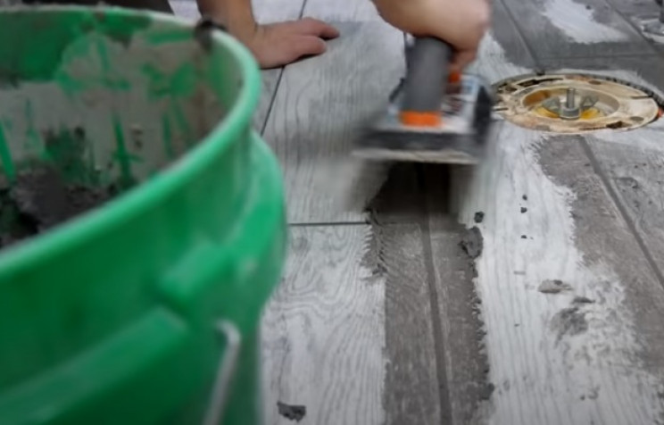 diy tiling grout