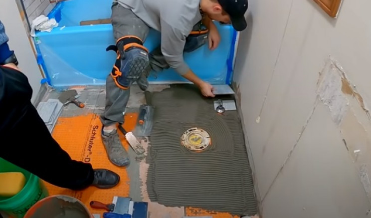 diy tiling lay tiles