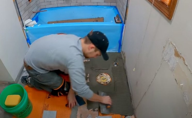diy tiling over mortar