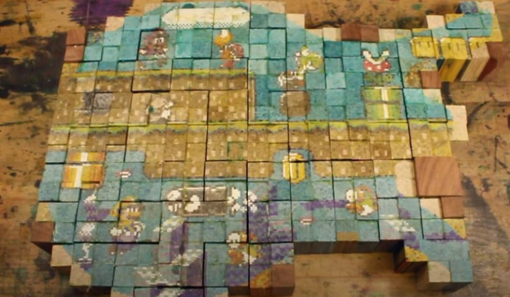 diy Mario guitar blocks complete