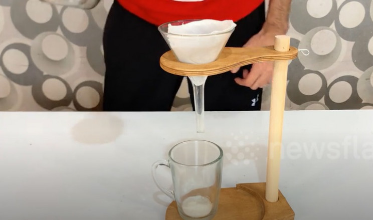 diy coffee-stand complete
