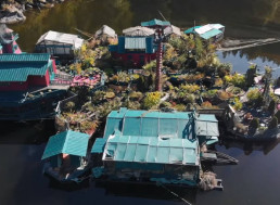 This Homemade Island Has Been an Off-Grid Self-Sufficient Home to a Couple for 27 Years