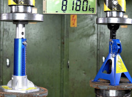 150-Ton Hydraulic Press Tests the Limits of Jack Stands