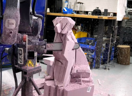 Engineer Attaches Chainsaw to the End of a Robotic Arm