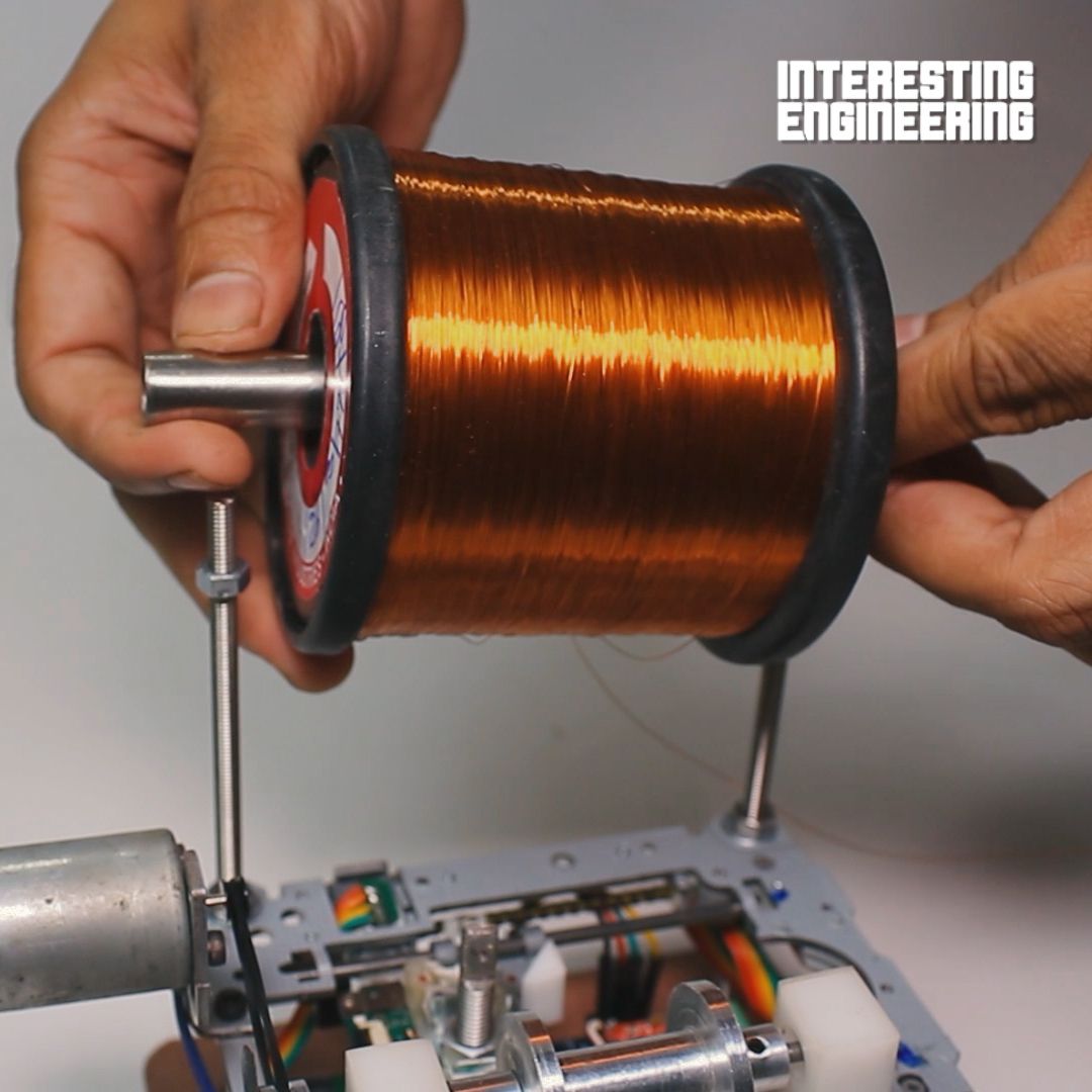 copper wire winding machine complete