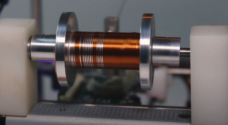 copper wiring machine in action