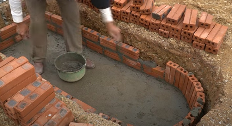 diy hot tub bricks