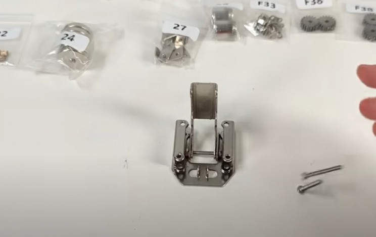 3d mech model hinges