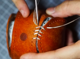 Turn Your Old, Dusty Baseball Into a Brand New One With Some Leather