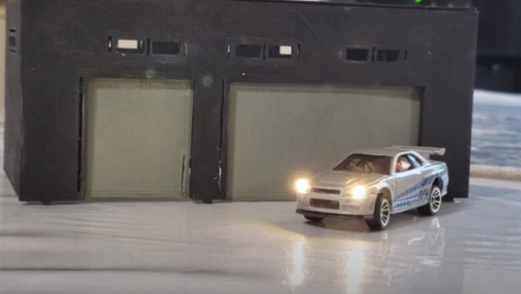 diy rc car test headlights