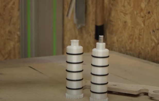 diy paper dispenser rollers