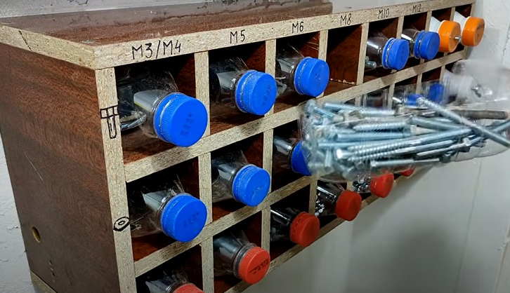diy storage frame complete