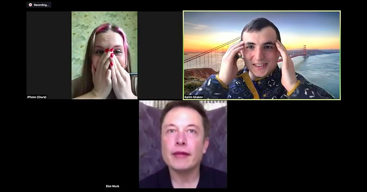 Programmer Uses AI Filter to Deepfake Elon Musk During Zoom Meeting