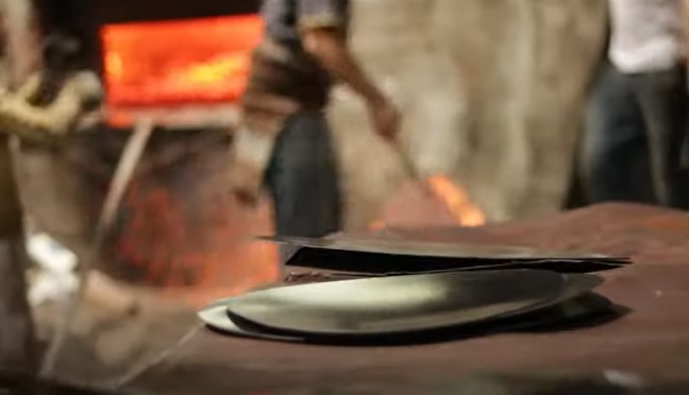 making cymbals disks