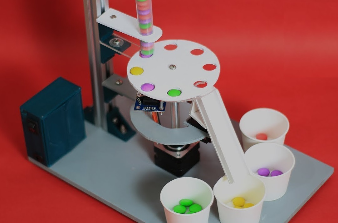 arduino color sorting machine