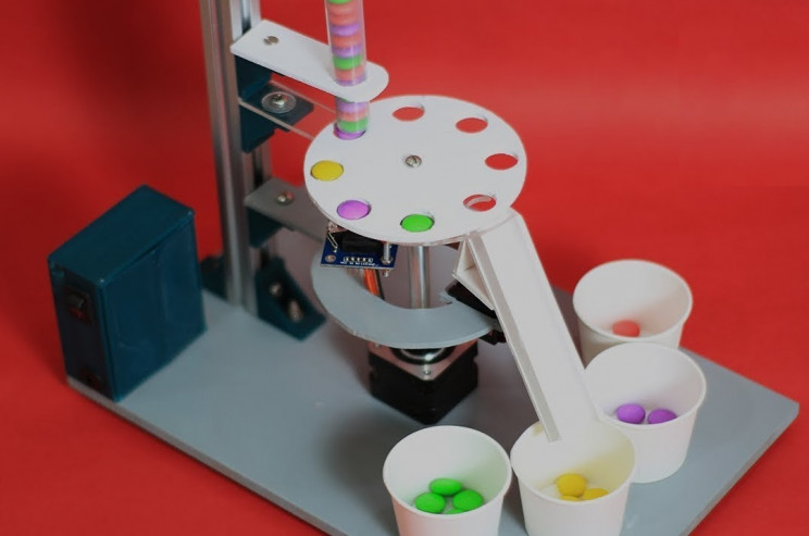 arduino color sorting machine