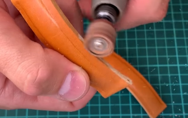 diy watch strap dremel edges