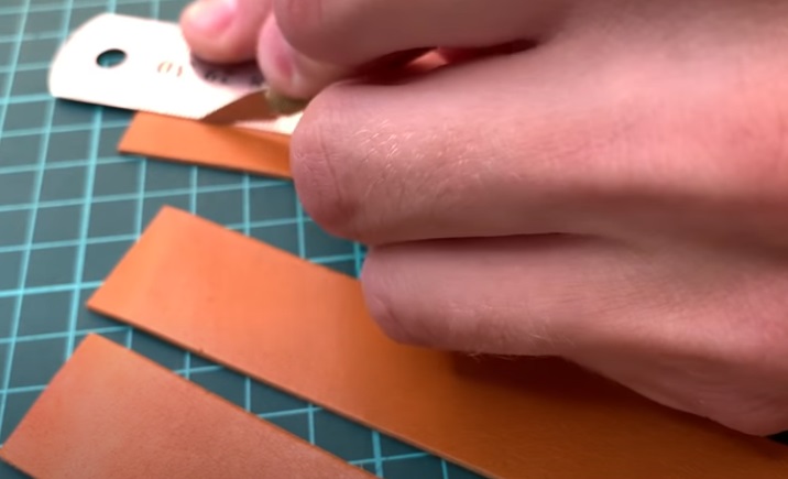 diy leather watch strap strips