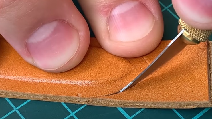 diy leather watch strap tapered excess